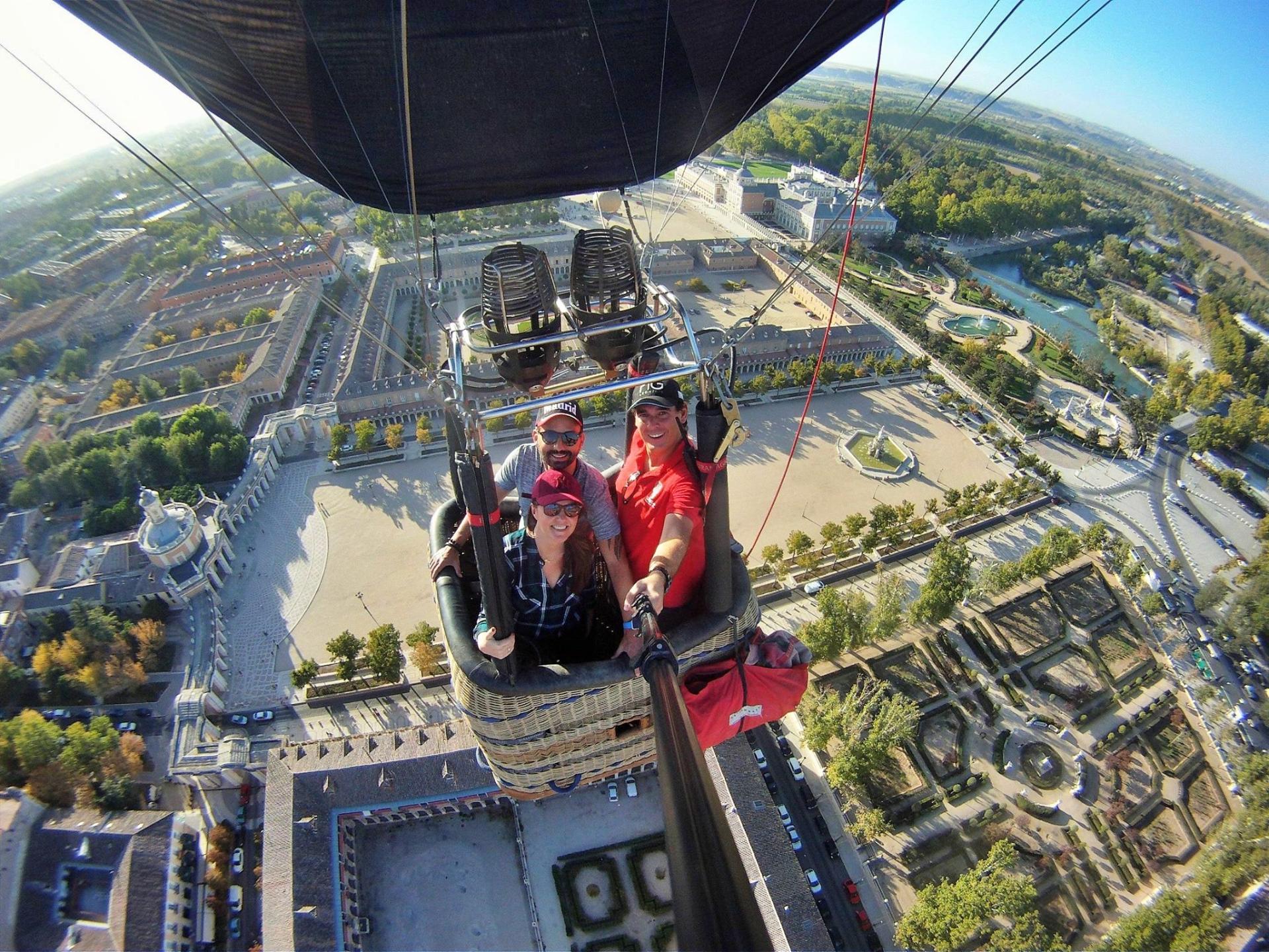 ARANJUEZ globo en exclusiva para dos